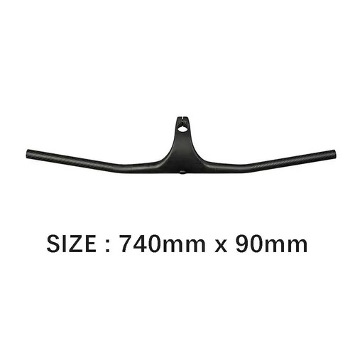 MTB Handlebar 235g Carbon integrated 28.6mm-22Degree For 700-740mm Stem 50-100mm - Photo 19/30