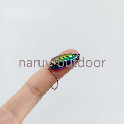10er Pack Micro Metal Spoon Angelköder 2,5g/3,5g/5g Barsch Angelgerät
