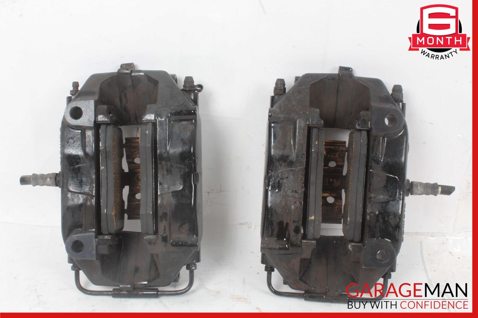 03-08 Maserati Quattroporte M139 Rear Left & Right Brake Caliper Calipers Set