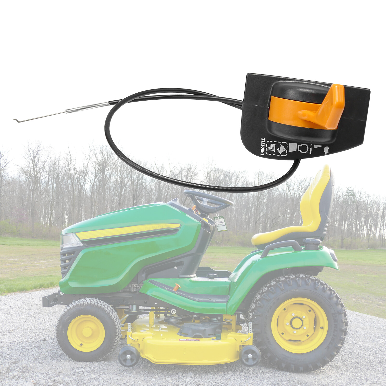 Fit For John Deere GY21984 Throttle Cable X165 D125 D130 D140 D160 LA155 LA175 eBay