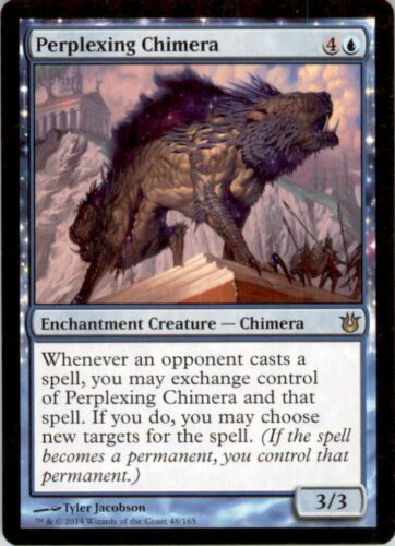 MTG -  Perplexing Chimera-Born of the Gods  -Photo is of actual card. - Picture 1 of 2
