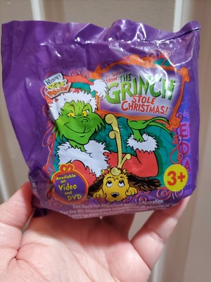 Wendy's Vtg 2000 Dr Suess' How The Grinch Stole Christmas Sleigh Kid Meal Toy