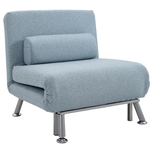 Single Sofa Bed Sleeper Foldable Portable Pillow Lounge Couch Living Room - 第 1/12 張圖片