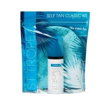 St. Tropez Self Tan Classic Kit 1.69 Fl. Oz. Bottle And Mitt New In Package
