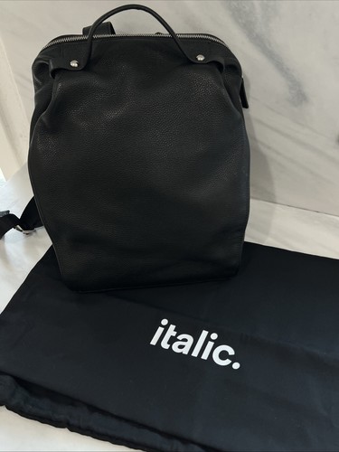 Italic Bartlett Pebble Leder Rucksack NEUWERTIG