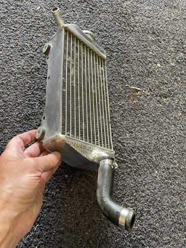 Honda CRF450X Oversized Aluminum Radiators + DEVOL Guards Hoses Clamps Cap 2009 - Picture 8 of 16