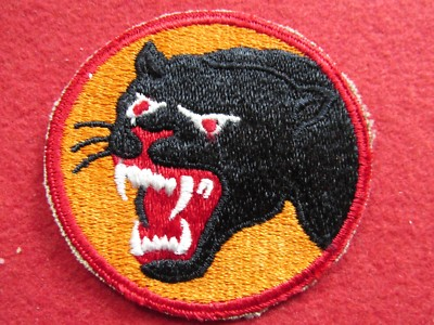 #ad US Army 66th Infantry Division Cut Edge BLACK PANTHER Patch BLACK POWER $15.00