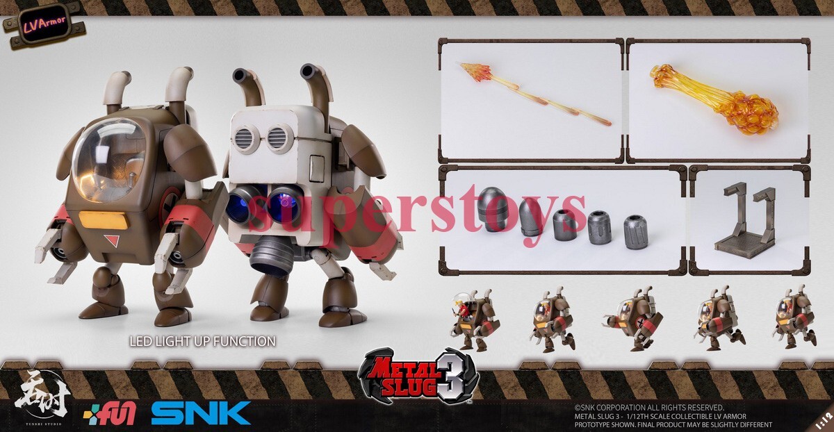Presale TUNSHI TS-013 1/12 SNK METAL SLUG 3 LV Armor Model Toy