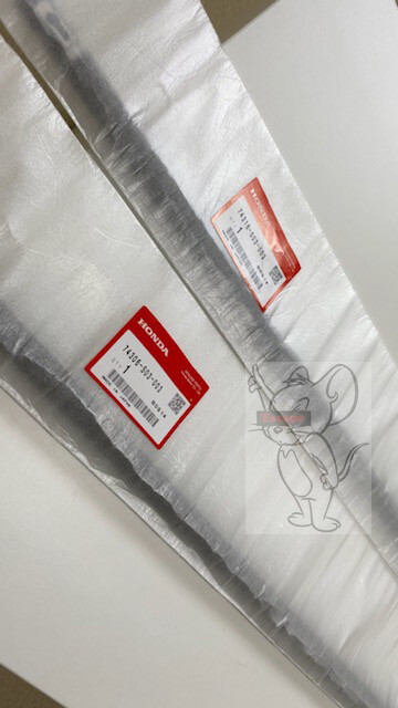 Juego De Molduras Laterales De Techo Originales Honda Civic EK9 Type-R – OEM Japón, Izquierda Y Derecha