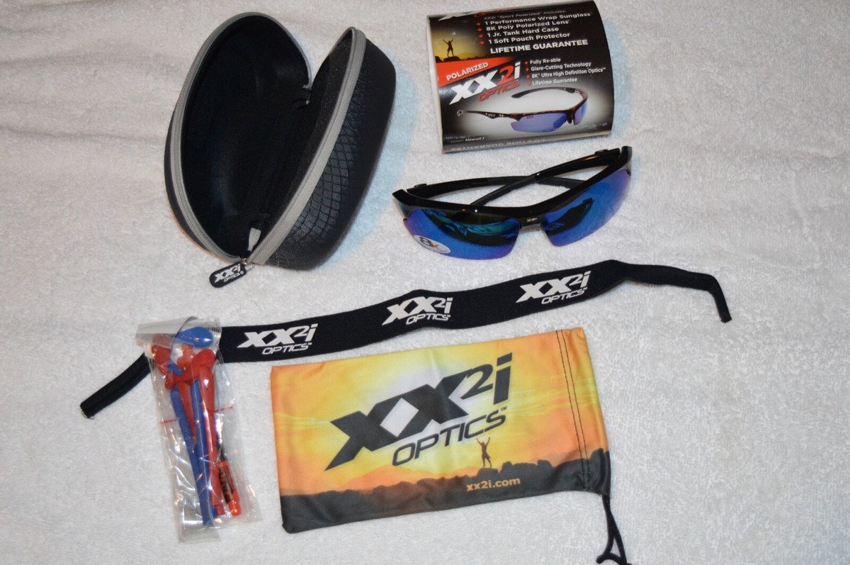 XX2i optics 8K Poly Polarized lens sunglasses w hard & soft  display picture 1