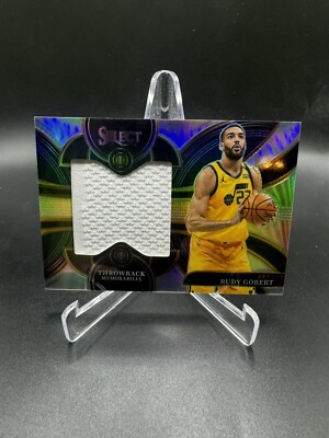 2023-24 Panini Select #TM-RG Rudy Gobert Throwback Memorabilia Game Used Jersey