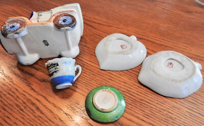 小物 FROM JAPAN 5 pieces of misc. Occupied Japan collectibles - 2 ashtrays & more