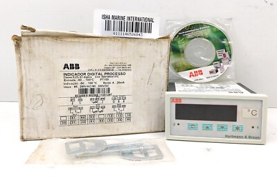 ABB Commander 1/8 DIN Universal Process Digital Indicator PT100