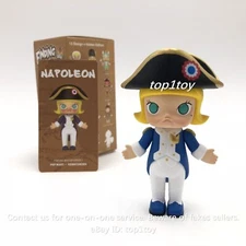POP MART KENNYSWORK Molly Art Napoleon Model Mini Figure