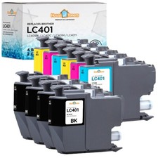 For Brother LC401XL High Yield Ink Cartridge MFC-J1010DW J1012DW J1170DW Lot