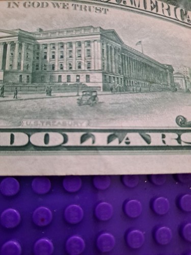 1963 A $10 Star Note, fancy New York City Double serial number. Great condition - Picture 5 of 5