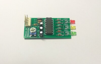 Audio 3 LED VU Meter for Amplifier,preamp, etc. -30db -9db +6db DIY Kit