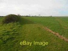 Photo 6x4 Field boundary - Manor Farm Church Oakley  c2016