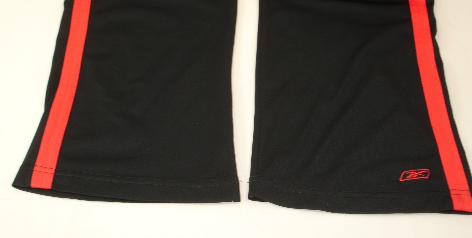 Reebok Unlined Women's Track Pants Black Red Stripe US S UK 10 Yoga Running  thumbnail 7