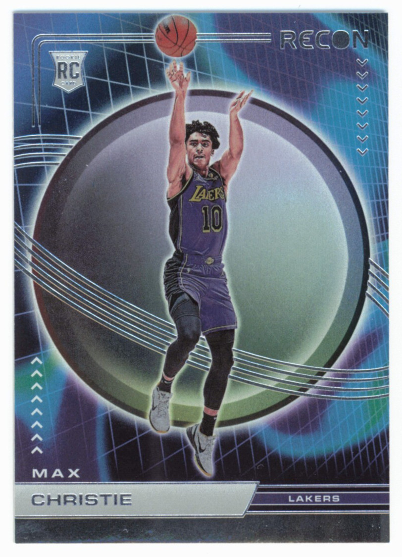 2022-23 Panini Recon Basketball Max Christie #206 Rookie RC Lakers {Mavericks}