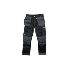 Dewalt Harrison Pro Stretch Fit Trousers Black/Grey -4 Way Worker Plus trade