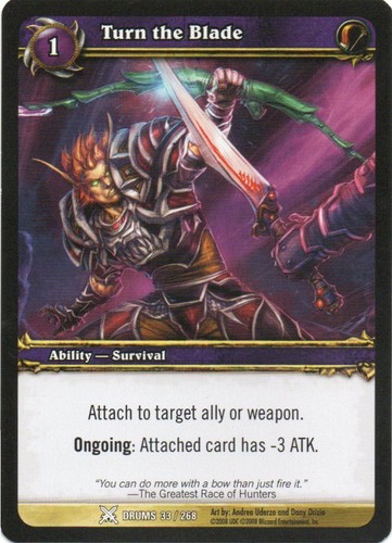 WOW World Of Warcraft CCG Drums Of War 2008 Individual Trading Cards - Picture 10 of 141