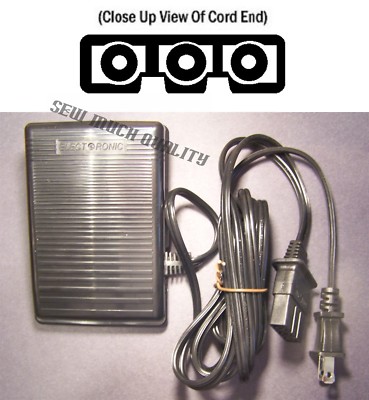 FOOT CONTROL PEDAL W/ Cord Brother Hanami 27S 37S GS3710 GS3740C HQ33 JS2130 +