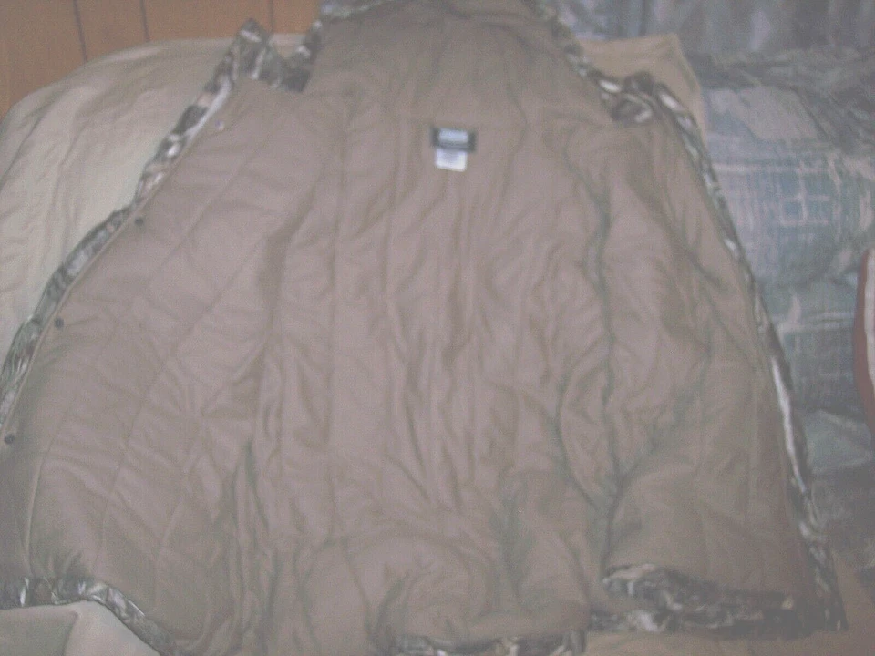 Mens 2X Camo Hunting Jacket Realtree Max Camo Coat Scent Control Waterproof Coat - Image 3 of 4