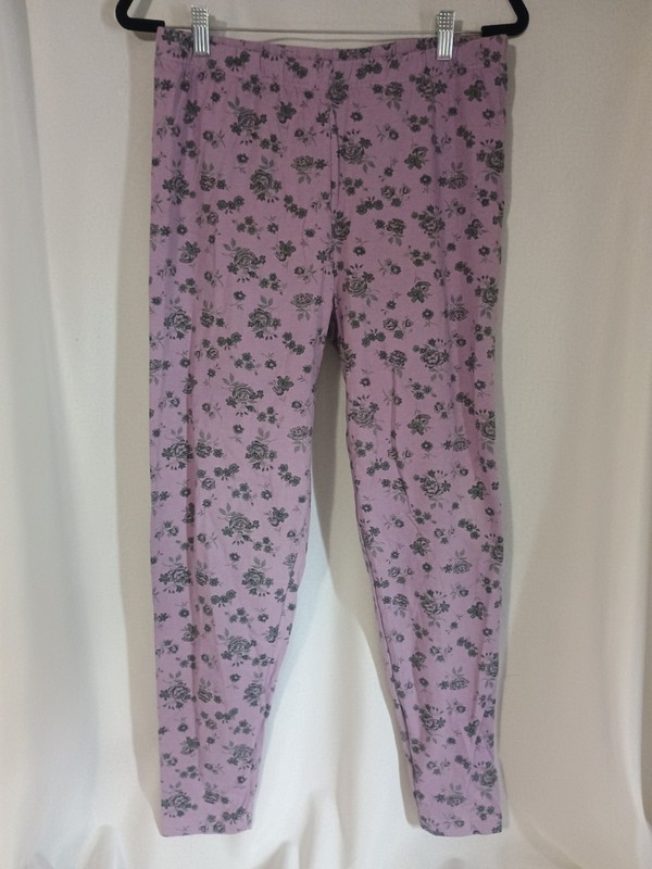 VTG NEWPORT NEWS Easy Style Floral Pull On Lounge Pant Pants Women's 1x.  (51