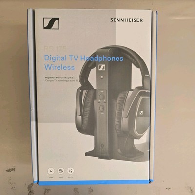 Sennheiser RS 175 Digital TV Headphones, Wireless- Brand New