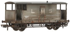 R60285 OO Gauge Hornby LMS Brake Van 730071 Deluxe Weathered by TMC