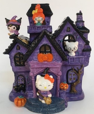 Blue Sky Clayworks Hello Kitty & Friends Halloween Haunted Votive Candle House