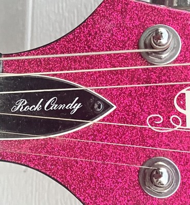Atomic Pink DRG (Daisy Rock Guitar) Rock Candy Guitar w/Gig Bag