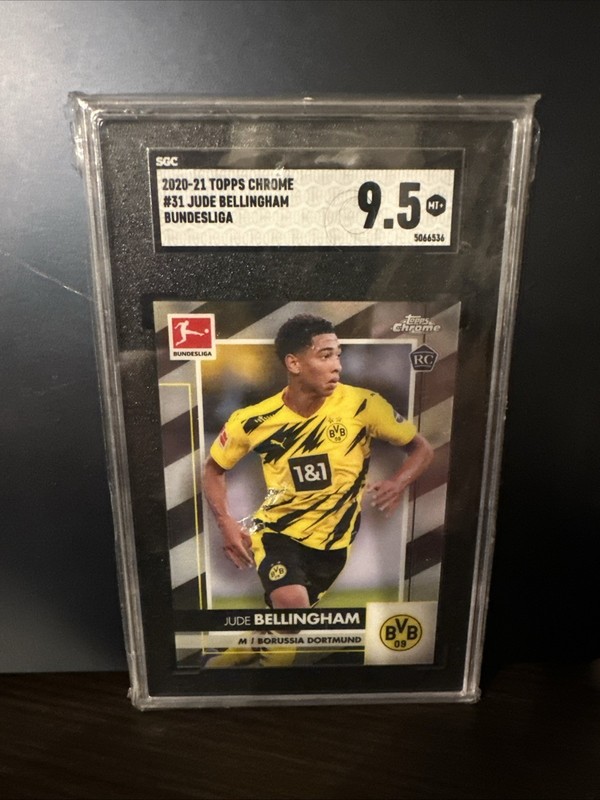 Jude Bellingham 2020-21 Topps Chrome Bundesliga #31 Rookie/RC - SGC 9.5 MINT 