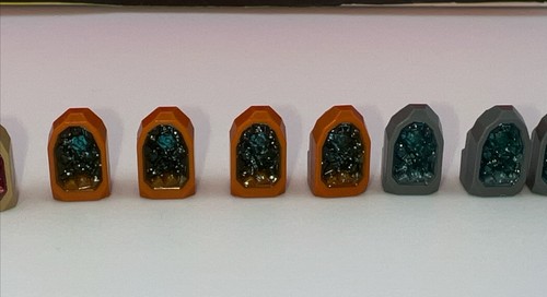 Lego 1x1 Bergkristalle Geode Juwel Edelsteine dunkelorange dunkelbraun Set 12 NEU - Bild 5 von 7