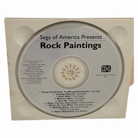 Sega CD Rock Paintings & Hot Hits Sampler. 2 Disc Set! Tested