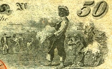 MO $50 JEFFERSON CITY State of Missouri (Secessionist) 1860s Defence Bond Cr.21A