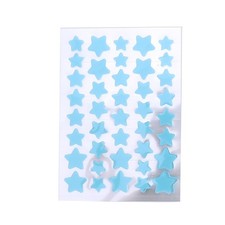 10 sheets/pack Blue Star Pimple Patches for Face,Hydrocolloid Acne Patches,Cu...