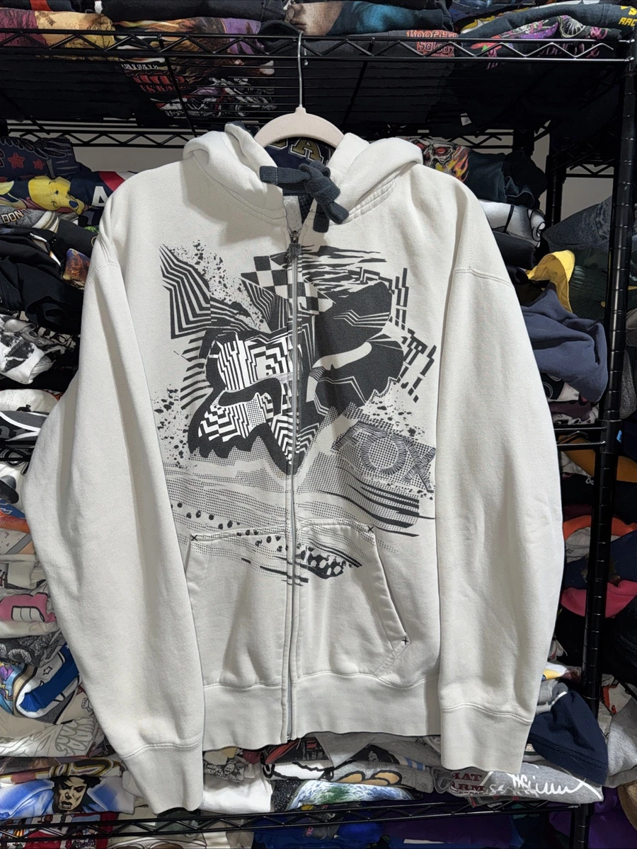 Sweat-shirt Fox Motofox Rétro Vintage - Taille S, Couleur Kaki Beige, Neuf Avec étiquettes