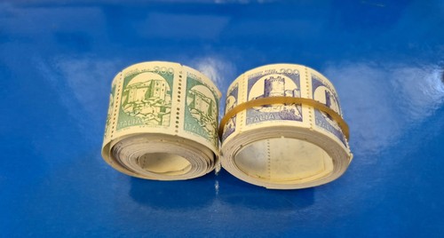 REPUBBLICA CASTELLI BOBINA LIRE 200 COMPLETA e 300 LIRE da 5 a 196 INTROVABILI++