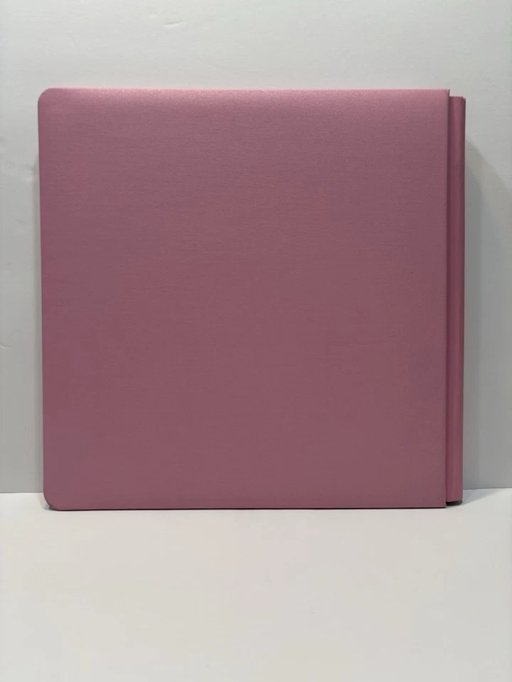 Álbum Creative Memories Original Rosa 12x12 Lámina Dorada con Páginas Nuevo Foto 2 de 4