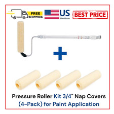 Pressure Roller Kit 3/4 Nap Covers (4-Pack) f...