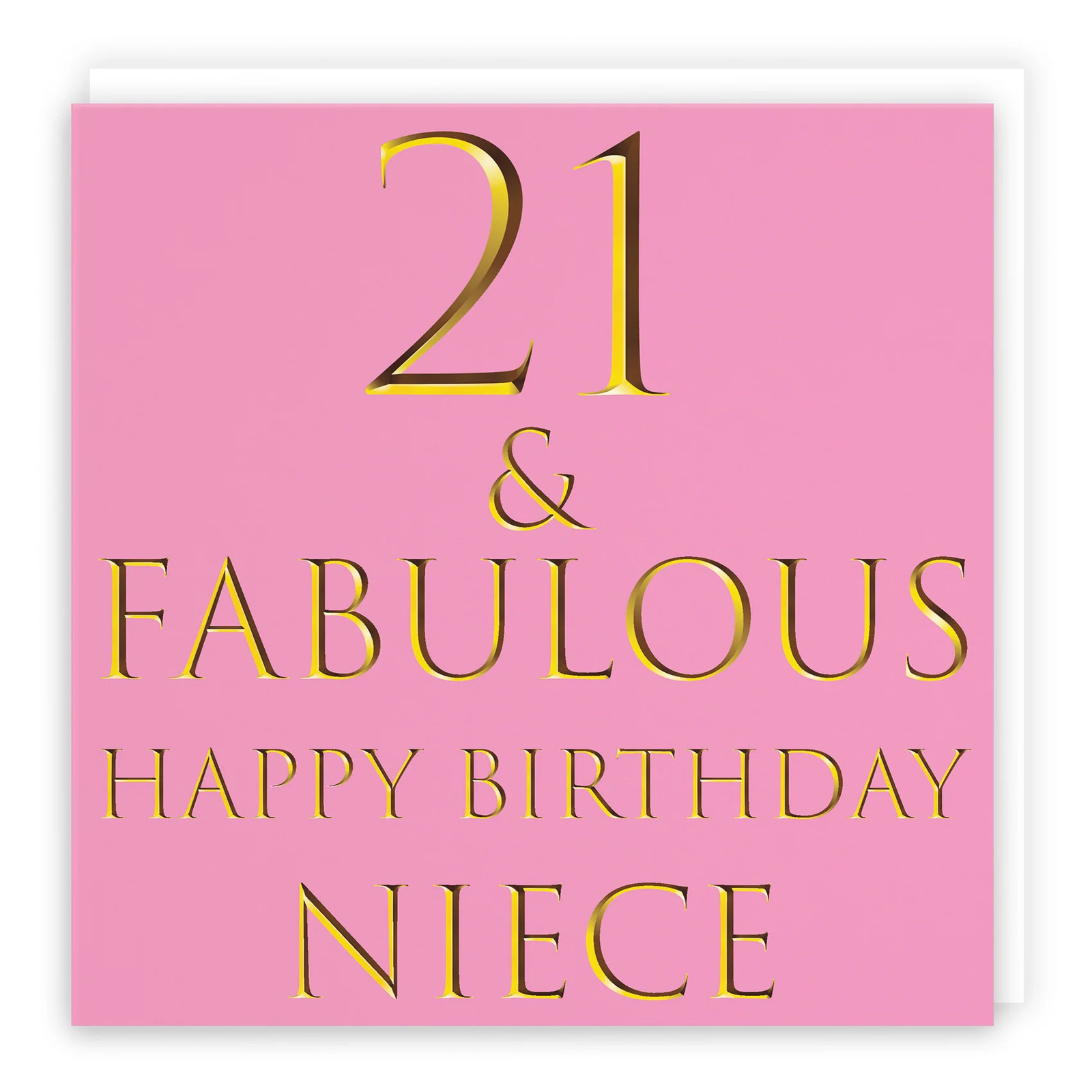 21st Niece Birthday Card Still Totally Fabulous