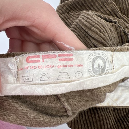 Vintage Pietro Bellora Cord Schlüpfer Italy Made Braun 36x21 Schnalle Bein Golf - Bild 11 von 13