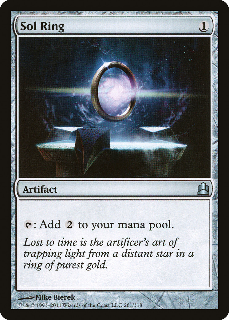 Sol Ring #261 (MP) Commander CMD Magic MTG