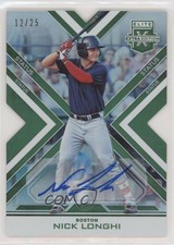 2016 Elite Extra Edition Status Emerald Die-Cut 12/25 Nick Longhi #133 Auto 0ko