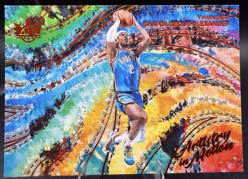🔥SGA /99🔥2024-25 Panini Court Kings Shai Gilgeous-Alexander Artistry In Motion