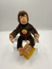 Steiff Jocko Chimp Monkey 17cm Glass Eyes Button Chest Tag Germany Steiff