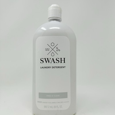 SWASH, Liquid Laundry Detergent, Free & Clear 83 Loads 30 Fl. Oz.