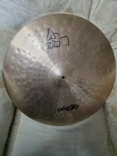 Paiste Alpha 22 Inch Heavy Ride Cymbal - B8 Bronze. Good Condition for its Age.